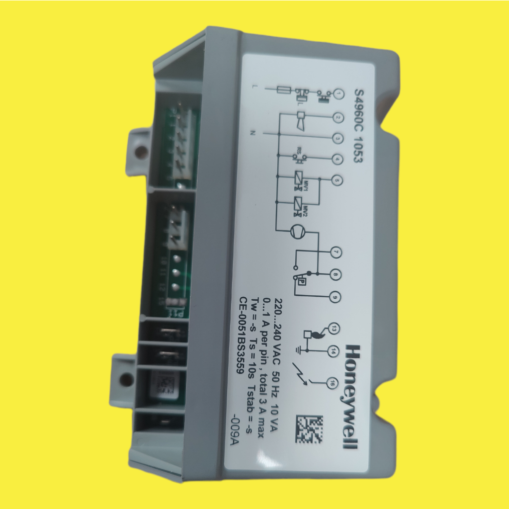 Honeywell Control Unit S4960C1053 220/240 vac 