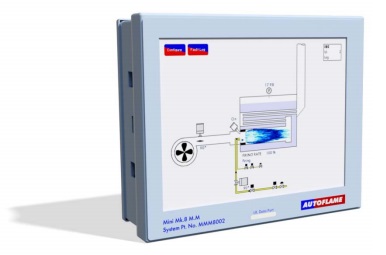 Autoflame Mini Mk8 M.M . Module 4 Channel with Burner Management Control,   7" full colour touch screen