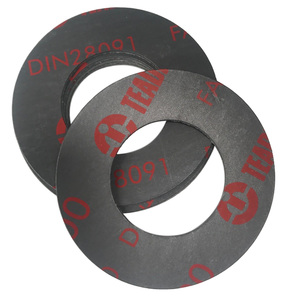 Teadit NA-1100 Graphite Gasket DN125/PN16 1.5mm 