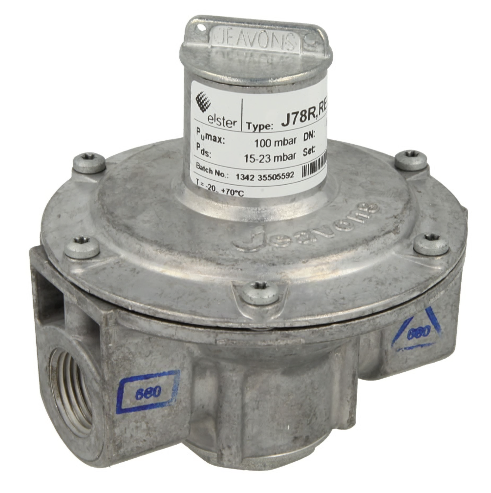 15mm (1/2") Kromschroder J78 R Gas Pressure Regulator