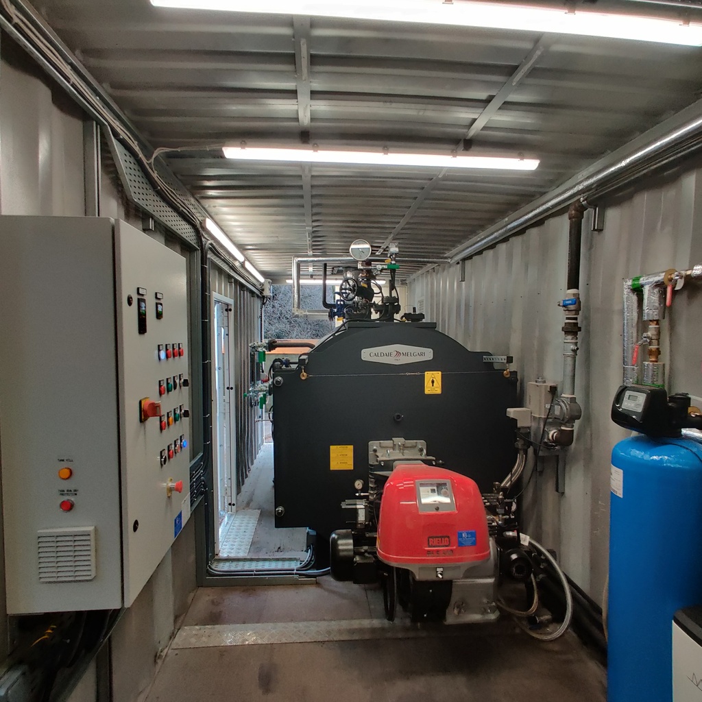 Hire Boiler No.KB01 Rated at 2500 Kg/Hr F&A100°C.