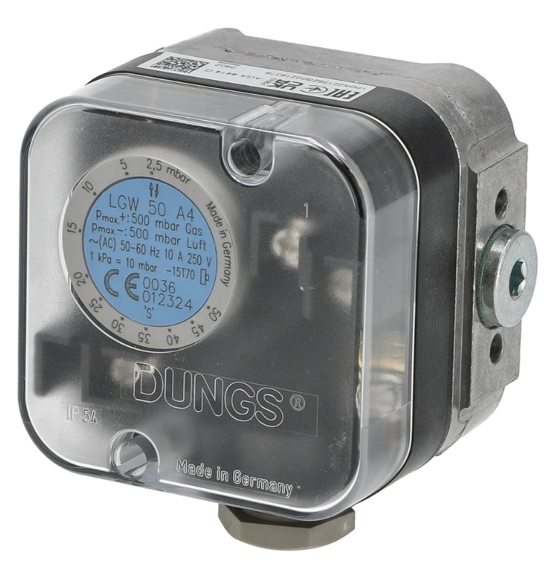 DUNGS LGW 50 A4 Pressure Switch Setting range 2.5-50 mbar | KBCombustion Ltd