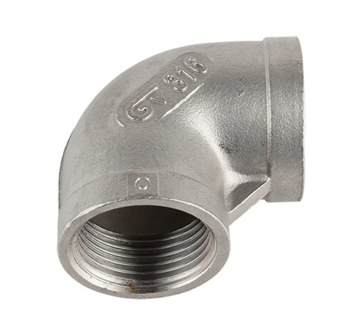 [P102025] 1" Stainless Steel AISI 316 90° Elbow 316